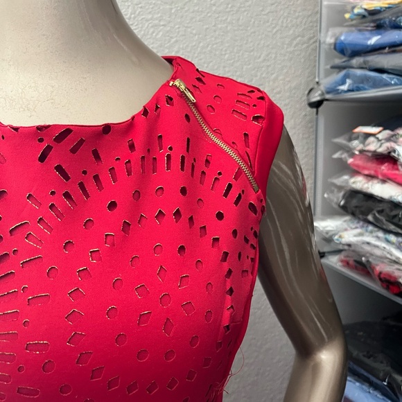 Enfocus Studio Red Bodycon Cocktail/Party Dress - Picture 3 of 8